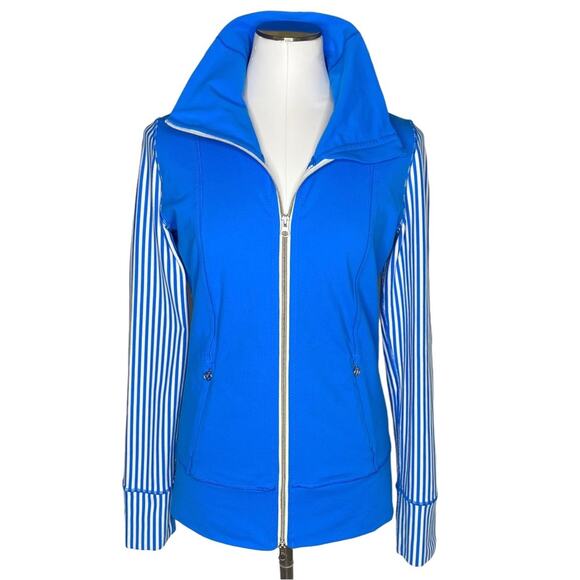Lululemon Daily Yoga Jacket Beaming Blue size 8 - Picture 6 of 14